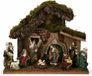 Kaemingk B.V. Crèche complète - 23 x 11 x 21 cm - avec 11 figurines de Noël - crèche de Noël - avec figurines de Noël