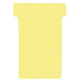 Franken TK204 T-kaarten maat 2, 48 x 84 mm, geel, 100 stuks