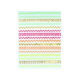 SABRINA AZZI Sabrina Art Deco Zig-Zag-inlegzool (805), standaard, eenheidsmaat