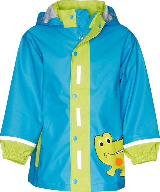 Playshoes Regenjas Kinderen Krokodil - Blauw - Maat 98