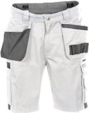 DASSY Monza Schilders Korte Werkbroek Wit/Grijs