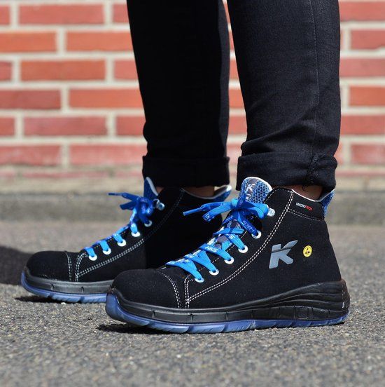 HKS Magic 1 M S1 dames werkschoenen - sneaker - zwart/blauw - maat 38