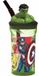 STOR Beker met Rietje The Avengers Seven Wonders Hulk 360 ml