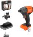 BLACK+DECKER 18V Brushless Slagschroevendraaier met bits in koffer inclusief 2.5Ah accu en lader - BLIM78E1K-QW