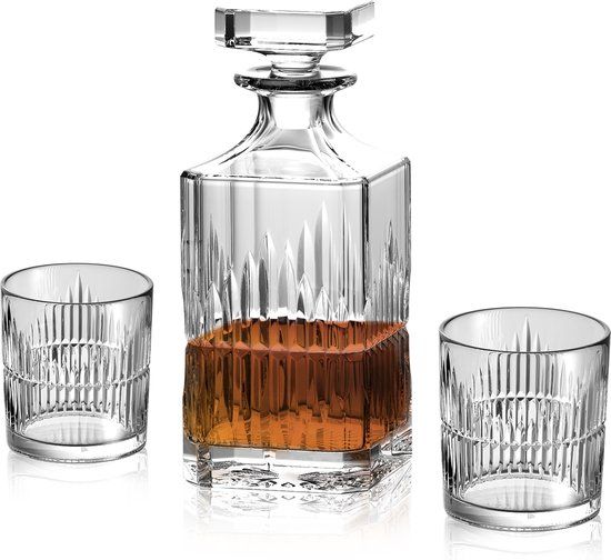 Salt&Pepper - Linus Whiskyset - 3-delig - Glas - Transparant