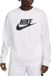 Nike Sportswear Club Fleece Sweatshirt voor heren, wit, maat XL