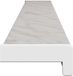vidaXL - Raamdorpel - Marmeren textuur - 120 x 15 x 4,5 cm - PVC