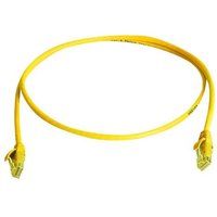 Telegärtner MP8 250 - Verbindingskabel - RJ-45 (M) naar RJ-45 (M) - 2 m - UTP - CAT 6 - afgeschermd, halogeenvrij, gevormd, met strengen - geel, RAL 1021