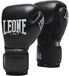 Leone1947 The Greatest Laces Gants de boxe en cuir Noir 16 oz