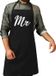 Bellatio Decorations Mr cursief cadeau schort zwart heren