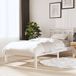 Maison Exclusive - Lit en bois massif, blanc, pin, 100x200 cm