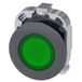 Siemens 3SU10610JA400AA0 3SU1061-0JA40-0AA0 Bouton-poussoir lumineux Continu (Ø x h) 38 mm x 38 mm IP66, IP67, IP69/IP69K 1 pièce(s)