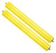 Icecat Roulettes, 2 pièces, avec revêtement en polyuréthane, diamètre 50 mm, largeur 500 mm, jaune
