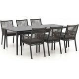 Manifesto Furniture Manifesto Rivola/Sora 220cm dining tuinset 7-delig