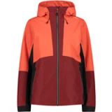CMP Vrouwen waterdichte jas met vaste capuchon, Polyester, Bitter, Maat M, Herfst/Winter 2025