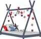 Maison Exclusive - Cadre de lit enfant, gris, pin massif, 70 x 140 cm