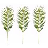 Merkloos / Sans marque Kunstplant Chamaedorea palm blad 75 cm - 3x