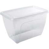 Hega Hogar Vershoudbakje - transparant - 1,5L - 18 x 12 x 12 cm - vershouddoos - Vienna - bakje - Mealprep