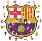 Iconic Puzzles Voetbalpuzzel - FC Barcelona Logo