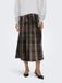 ONLY ONLJANE LIFE LONG BIAS SKIRT WVN Rok Dames XS Chocolate Brown