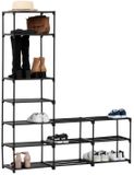 5five Five® Modulair schoenenrek 8 etages voor 32 paar - Zwart