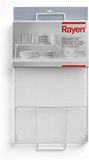 Rayen rek, stapelbaar, wit, afmetingen: 41 x 25,5 x 15 cm