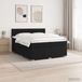 Maison Exclusive - Lit boxspring avec matelas Noir 200 x 200 cm Tissu