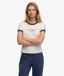 Superdry Athletic Essentials T-shirt Ringer Blanc Taille 38