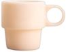 Homla PALLORA Beige glas met handvat, 250 ml