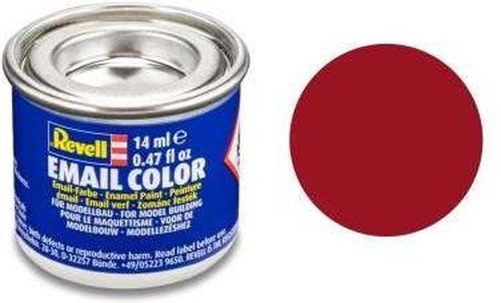 Revell #36 Carmine Red - Matt - RAL3002 - Enamel - 14ml