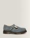 Dr. Martens Chaussures T Bar en Cuir Napped Bleu, Taille: 45