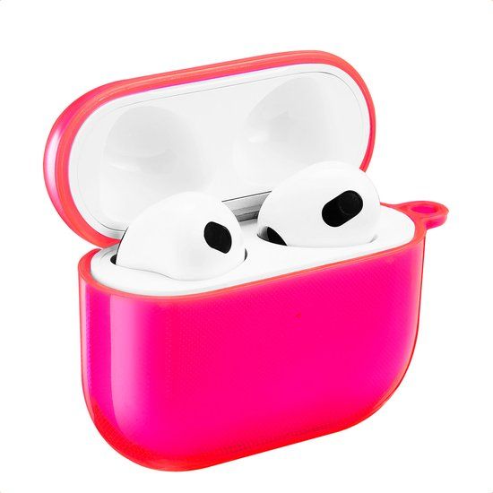 imoshion Neon Case - Hoesje geschikt voor AirPods 3 (2021) - Neon Pink