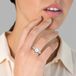 Valero Pearls Parel ring Sterling zilver Gekweekte zoetwaterparels wit