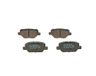 Bosch Automotive BP1766 plaquettes de frein, essieu arrière, certificat ECE-R90, 1 jeu de 4 plaquettes de frein