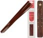 Atmosphera Bâtonnets d'encens parfum Patchouli - lot de 60x bâtonnets - 25cm - avec support/étagère