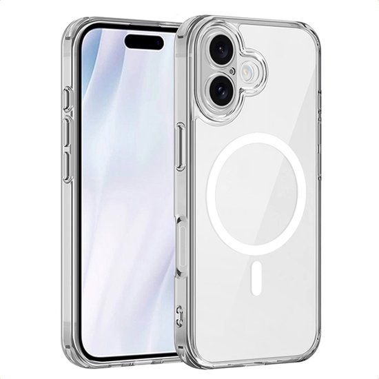 imoshion Hoesje - Geschikt voor Apple iPhone 17 - Protective Backcover geschikt voor MagSafe - Transparant