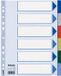 Esselte 6 gekleurde tabbladen, PP, A4