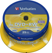 Verbatim DVD+RW Matt Silver