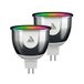 Kleurrijke Bluetooth LED-Lamp, GU5.3, Set van 2