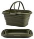 Pliable Lavabo Portable 8,5L pour Camping, Vert