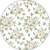 Bonateks Ronde digitaal bedrukte muismat, antislip onderkant, voor kantoor en thuis, diameter: 22 cm