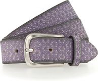 b.belt Riem Tessa Gold Ledergürtel W90 Purple / Silver Metallic Paars