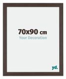 yd. Cadre photo 70x90 cm - Chêne Foncé - MDF