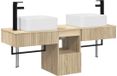 vidaXL Badkamerkastenset 3 st Sonoma Eiken 53 x 35 x 39 cm
