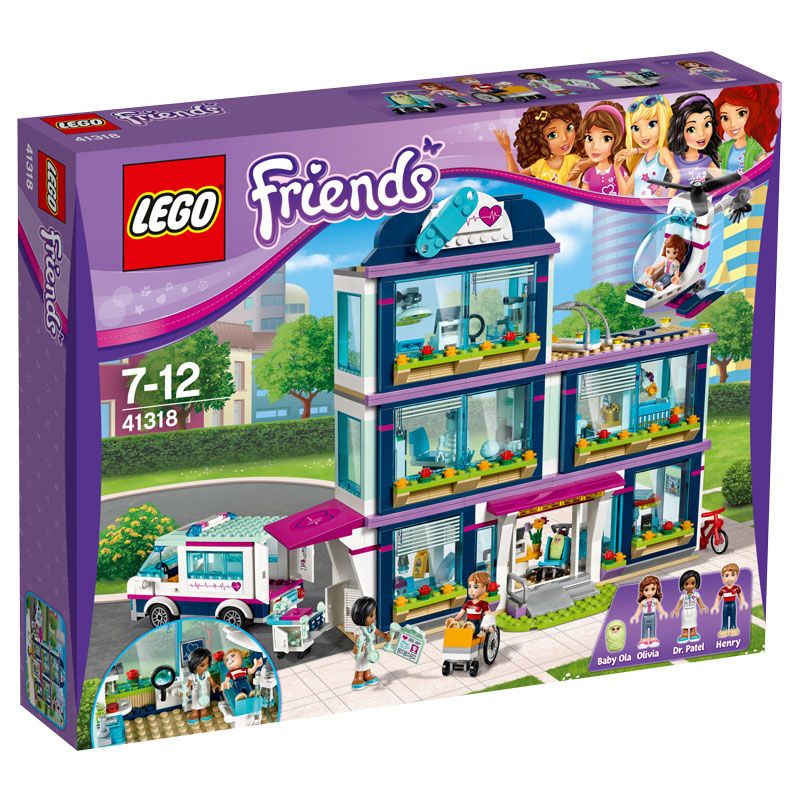 LEGO Friends Heartlake Ziekenhuis 41318 - Bouwspeelgoed voor Meisjes