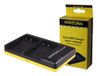 PATONA 001943 Chargeur rapide USB double pour 2 batteries d'appareil photo Canon BP-511, BP-511A, BP-512