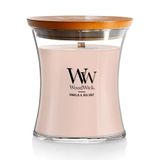 WoodWick Vanilla & Sea Salt Scented Candle - Medium Hourglass
