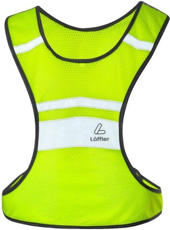 Löffler Reflectievest - Neon Geel - Maat L - Polyester