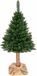 Vikingchoice Kunstkerstboom 220 cm Groen - Spar met Houten Stam