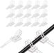 Unyqoos® Set van 50 Verstelbare Kabelhouders - Blanc